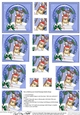 Christmas Chunky Monkey Snowglobe Twisted Pyramage sheet