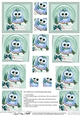 Christmas Little Hoot Owl Snowglobe Twisted Pyramage sheet