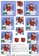 Christmas Cute Robin Snowglobe Twisted Pyramage sheet