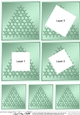 Elegant Christmas Snowflake Tree - Twisted Tunnel Topper