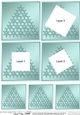 Elegant Christmas Snowflake Tree - Twisted Tunnel Topper