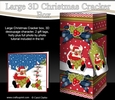 3D Large Christmas Cracker Box Mini Kit - Rudolph has an Xmas Tree