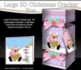 3D Large Christmas Cracker Box Mini Kit - Rudolph has an Xmas Tree