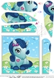 Cute Little Pony Fan Pyramage Topper