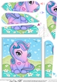 Cute Little Pony Fan Pyramage Topper