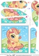 Cute Little Pony Fan Pyramage Topper