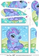 Cute Little Pony Fan Pyramage Topper