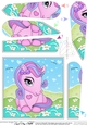 Cute Little Pony Fan Pyramage Topper