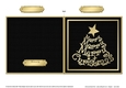 Elegant Merry Christmas Tree - Quick Cut and Fold Card