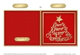 Elegant Merry Christmas Tree - Quick Cut and Fold Card