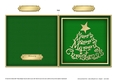 Elegant Merry Christmas Tree - Quick Cut and Fold Card