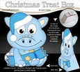 3D Christmas Treat Box Gift Set Mini Kit - Cute Little Dino
