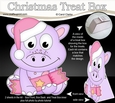 3D Christmas Treat Box Gift Set Mini Kit - Cute Little Dino