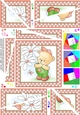 Hunney Bear Robert has Pretty Flowers - Twisted Spiral Side Stacker