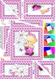 Hunney Bear Robert has Pretty Flowers - Twisted Spiral Side Stacker
