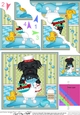 Scalloped Corner Stacker - Bathtub Buddies - Little Shih Tzu Dog