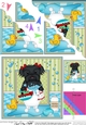 Scalloped Corner Stacker - Bathtub Buddies - Little Shih Tzu Dog