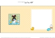 Square Landscape Insert - Bathtub Buddies - Little Chocolate Labrador Dog