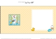 Square Landscape Insert - Bathtub Buddies - Little White Labrador Dog