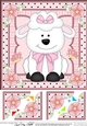 8 x 8 Cute Little Lamb Scalloped Corner Topper