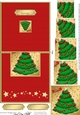 Elegant Christmas Tree - No-Hole Over the Edge with a spiral pyramid topper