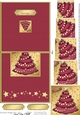 Elegant Christmas Tree - No-Hole Over the Edge with a spiral pyramid topper
