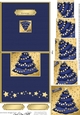 Elegant Christmas Tree - No-Hole Over the Edge with a spiral pyramid topper