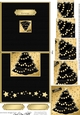 Elegant Christmas Tree - No-Hole Over the Edge with a spiral pyramid topper