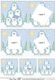 Cute Christmas Penguin Felties - Twisted Tunnel Topper