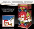 3D Large Christmas Cracker Box Mini Kit -  Bobbin Robin is Carol Singing