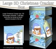 3D Large Christmas Cracker Box Mini Kit -  Bobbin Robin is Carol Singing