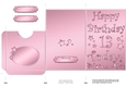 Elegant Metallic 13th Birthday Lottery Wallet Card