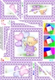 Hunney Bear Rosie has Pretty Balloons - Twisted Spiral Side Stacker