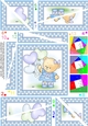 Hunney Bear Rosie has Pretty Balloons - Twisted Spiral Side Stacker