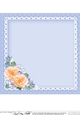 A Touch of Elegance Flowers, Pearls and Lace 8x8 matching insert
