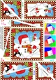 Christmas Twisted Spiral Side Stacker Snowman Oli