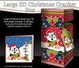 3D Large Christmas Cracker Box - Pip Penguin has an Xmas Tree