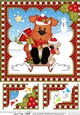 Christmas 8 x 8 Scalloped Corner Topper - Little Rusty Dog