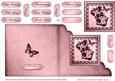 Elegant Boudoir - Cut and Fold Corner Card 