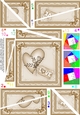 Love Heart with Roses - Twisted Spiral Side Stacker