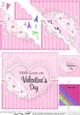 A Touch of Elegance Valentines Day Flowers, Lace & Pearls - Scalloped Corner Stacker