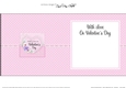 A Touch of Elegance Valentines Day Flowers, Lace & Pearls - square landscape insert