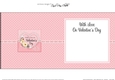 A Touch of Elegance Valentines Day Flowers, Lace & Pearls - square landscape insert