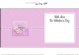 A Touch of Elegance Valentines Day Flowers, Lace & Pearls - square landscape insert
