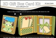 3D Cute Little Dino Gift Box Card Kit 3d Decoupage