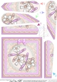 Dreamy Dragonflies Quick Card with Fan Pyramage Topper