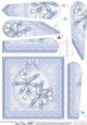 Dreamy Dragonflies Quick Card with Fan Pyramage Topper