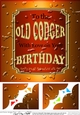 8 x 8 Birthday to the OLD CODGER Beer Label Scalloped corner Topper