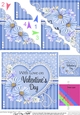 A Touch of Elegance Valentines Day Flowers, Lace & Pearls - Scalloped Corner Stacker