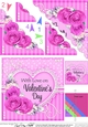 A Touch of Elegance Valentines Day Flowers, Lace & Pearls - Scalloped Corner Stacker